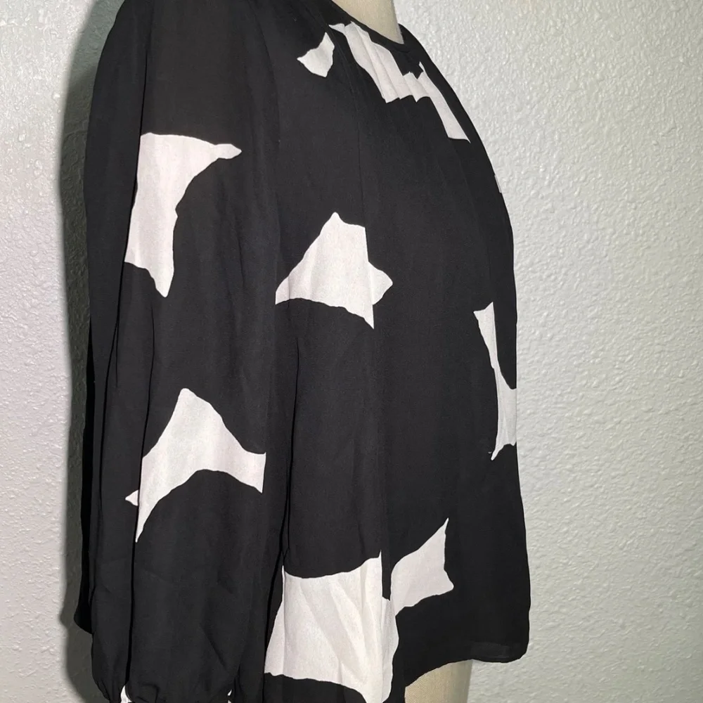 Kate Spade New York Make Magic Blot Dot Swing blouse size medium